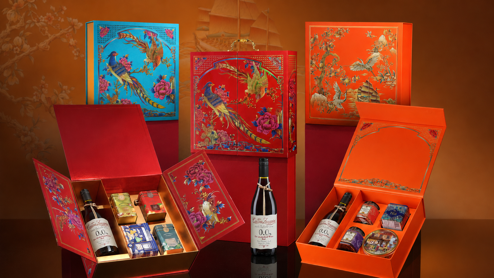 Bộ sưu tập hộp quà doanh nghiệp ROSEMARY Gift & Wine